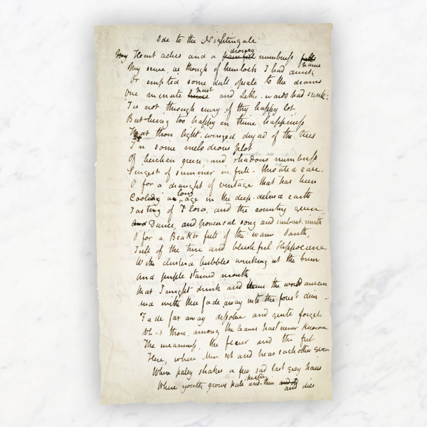 L'Ode à un rossignol