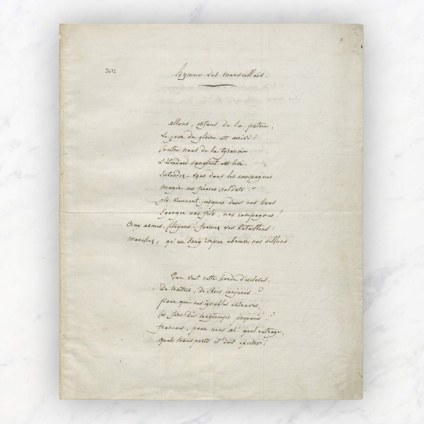 La Marseillaise Rouget de lisle