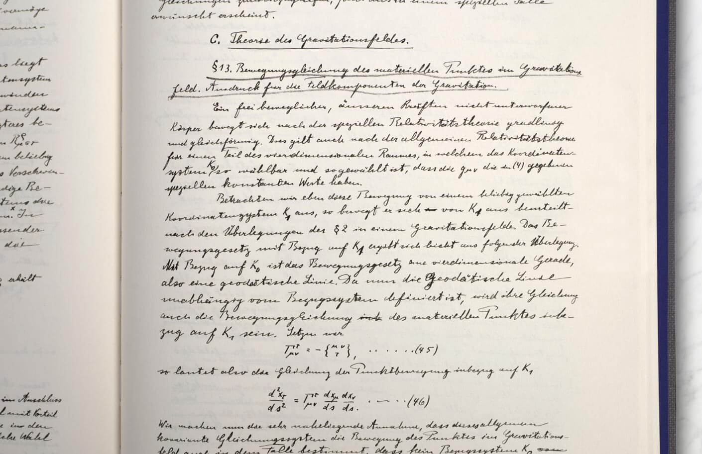 equação por Albert Einstein