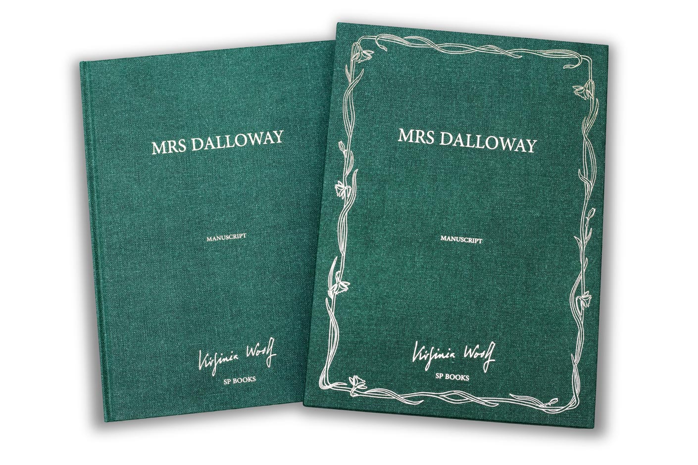 Mrs Dalloway - le livre manuscrit et l'étui