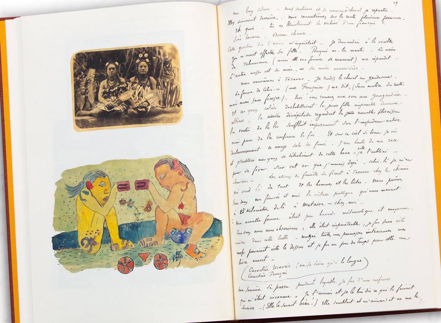 Manuscrito de Noa Noa de Paul Gauguin