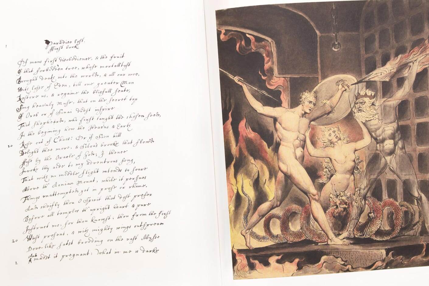 Illustrated by William Blake